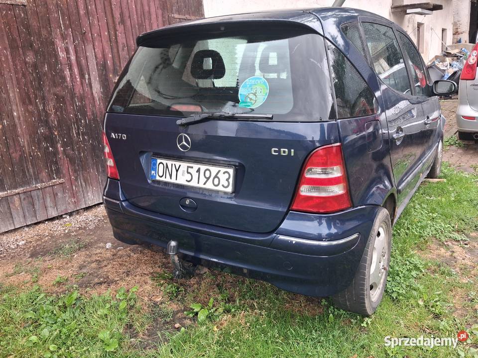 Mercedes w 168 A 170cdi long wyposażony 2003 autoalarm Nysa