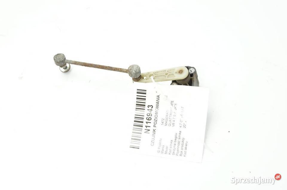 0307865007 QUATTROPORTE S CZUJNIK POZIOMOWANIA Lipno sprzedam