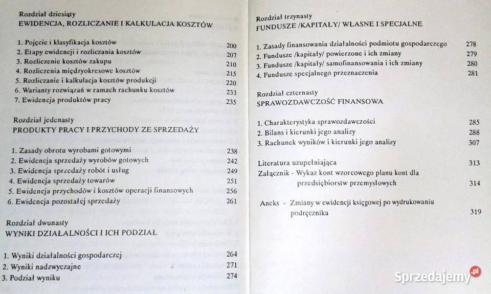 Rachunkowość podstaw Jan i Piotr Matuszewicz Chełm sprzedam
