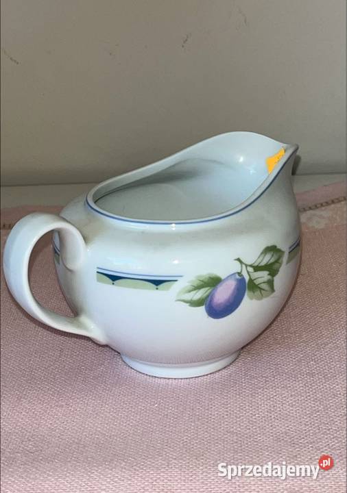 Mlecznik Camilla śliwka dekor na białej pomorskie Gdańsk