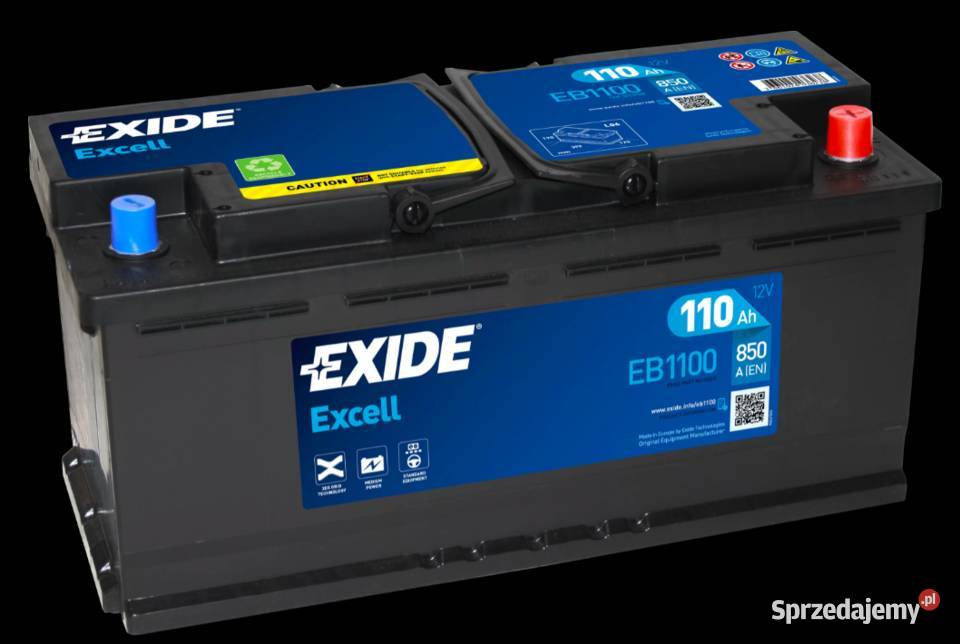 Akumulator Exide Excell 110Ah 850A EN PRAWY PLUS Braniewo
