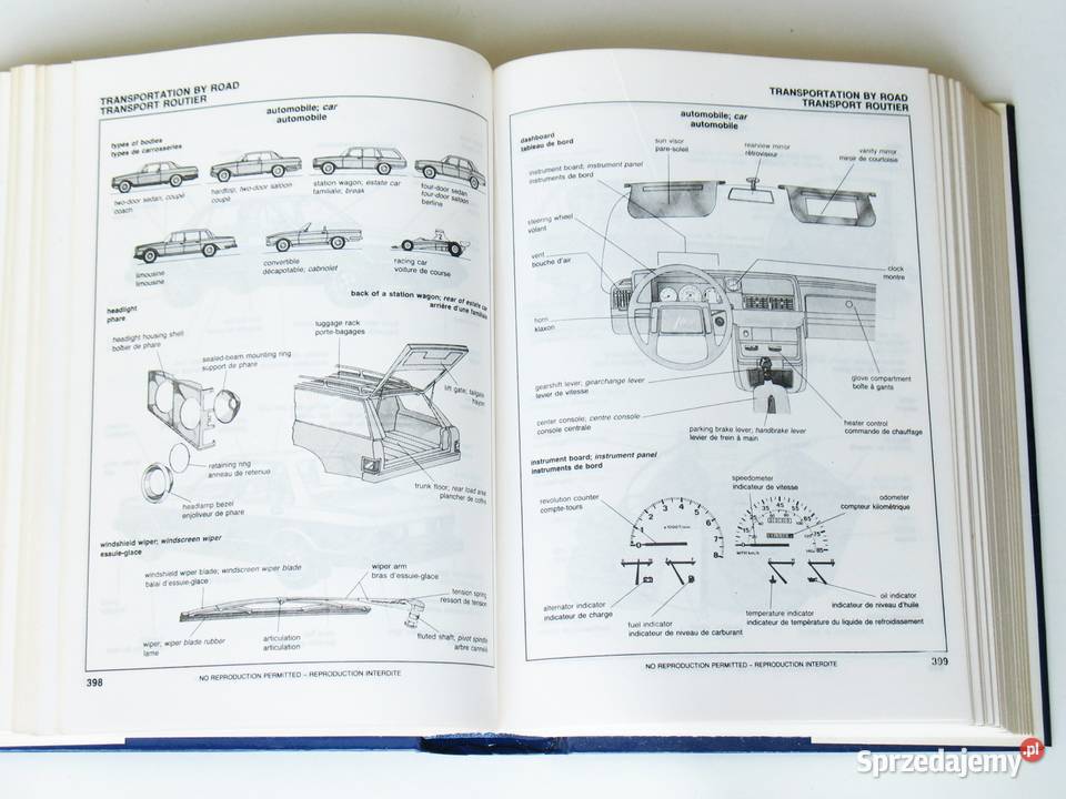 Angielski i Francuski słownik obrazkowy Kraków