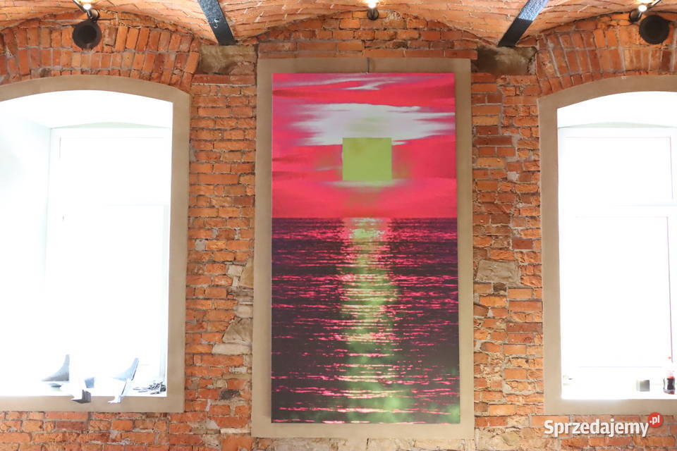 Duży obraz salon pokój jadalnia pracownia ZACHÓD śląskie Pszczyna