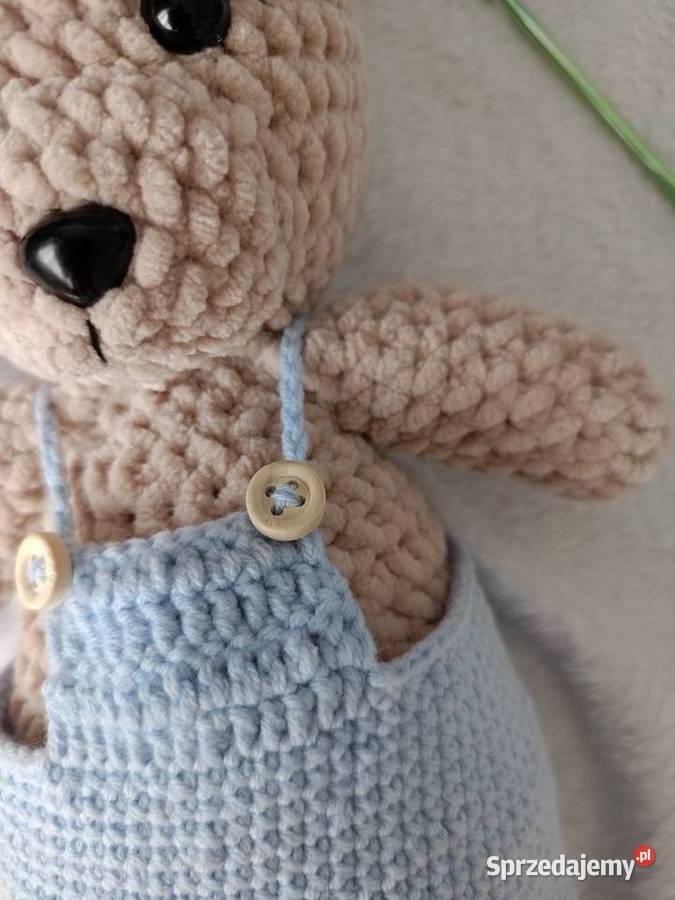 Miś robiony własnoręcznie na szydełku Kielce sprzedam