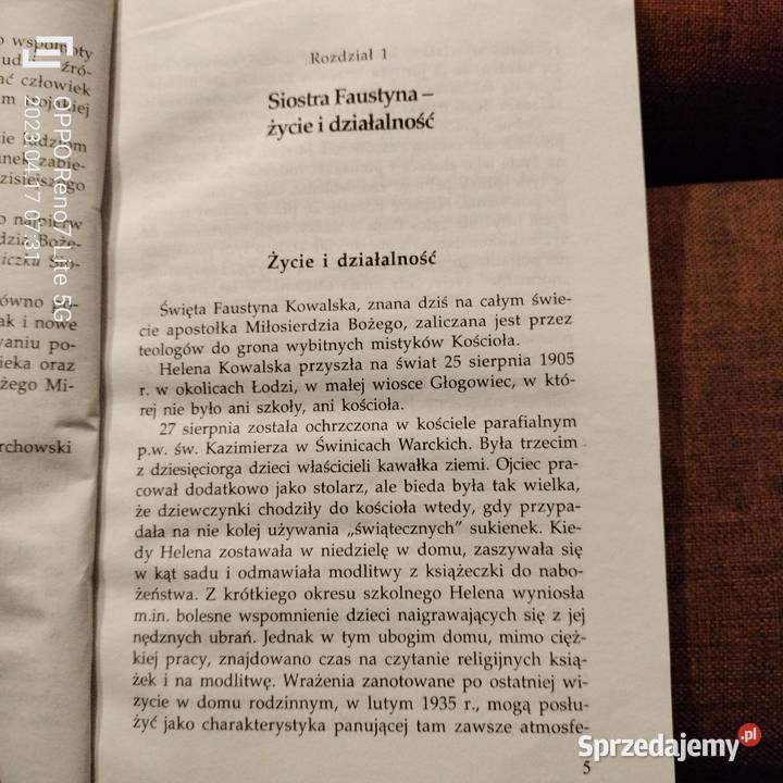 Książka Święta Siostra Faustyna i Boże Leszno