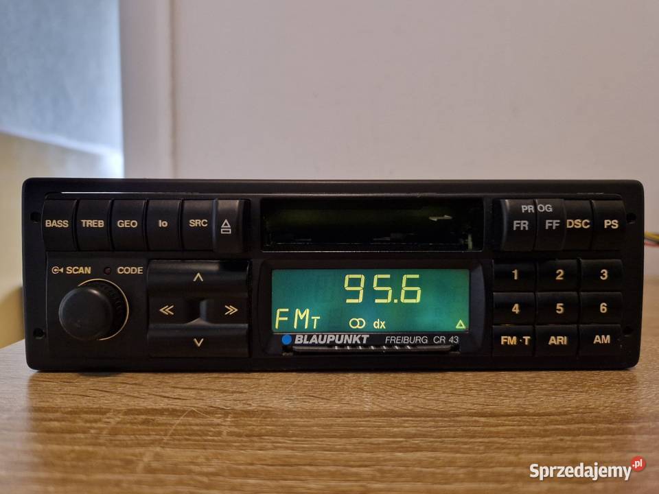Radio Samochodowe Blaupunkt Freiburg CR 43 1993 Koronowo sprzedam