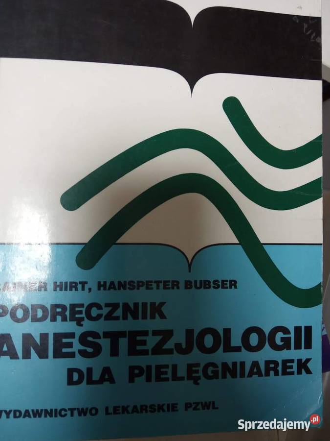 Podręcznik anestezjologii pielęgniarek Antykwariat Warszawa sprzedam