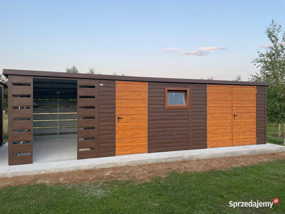 Domek ogrodowy garaż blaszany 8x35 producent 6x6 Bytom
