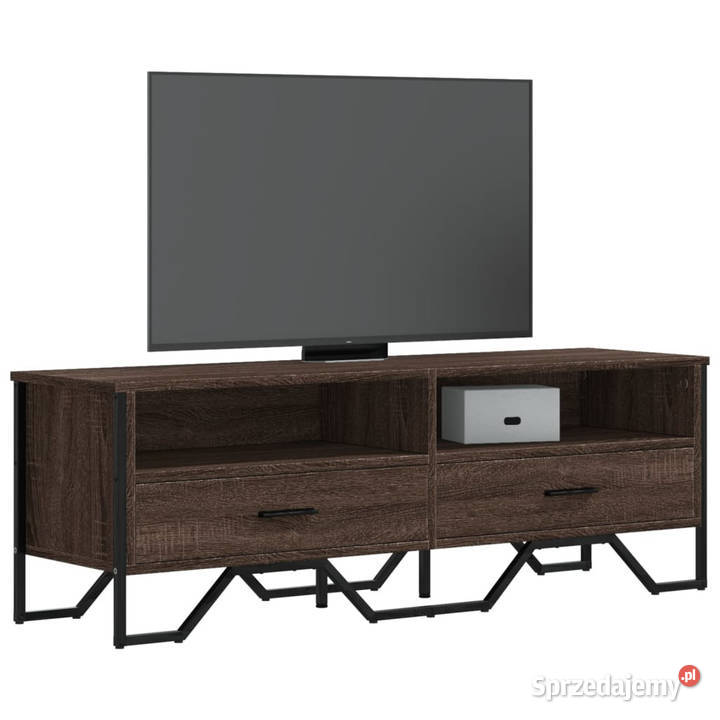 Szafka pod telewizor brązowy dąb 122x34x41 Warszawa