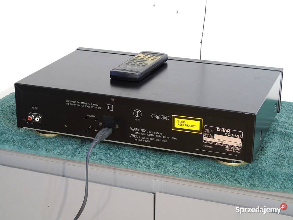 CD Denon DCD595 pilot sprawny i ładny WYSYŁKA Odtwarzacze CD i MD Jasło