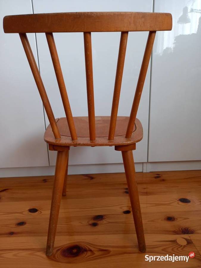 Stare krzesełko dziecięce patyczak PRL vintage sprzedam