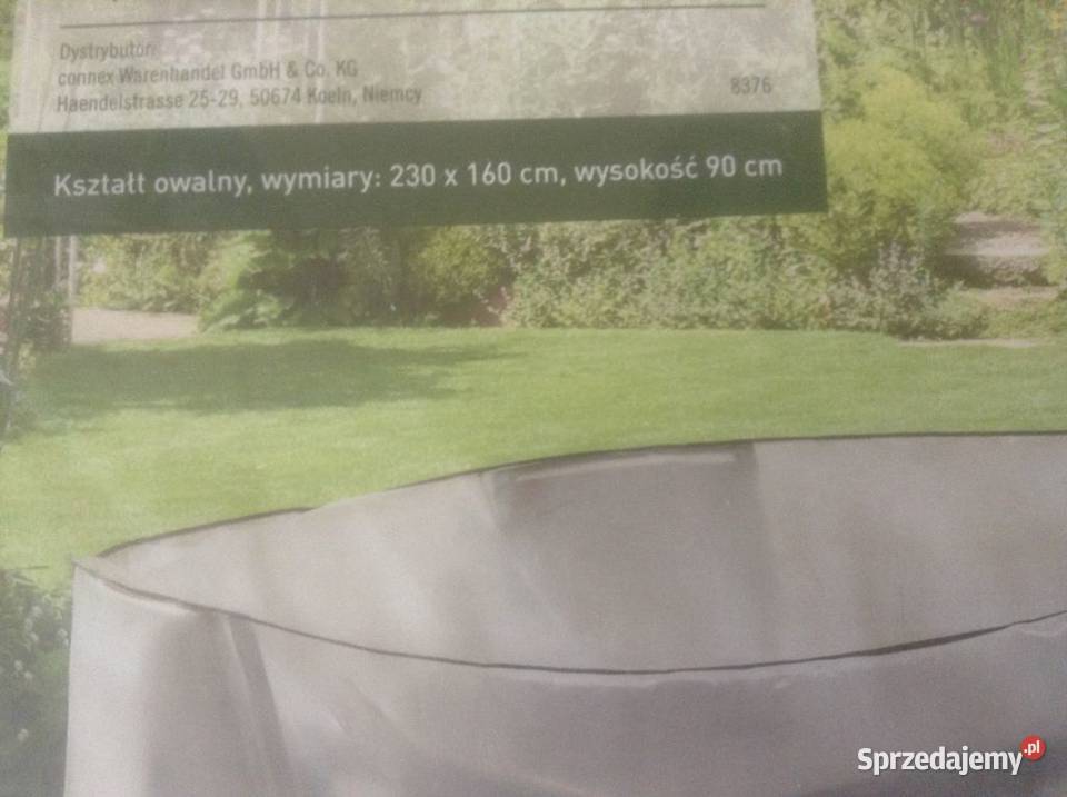 Nowy owalny ochronny pokrowiec na meble ogrodowe Opole