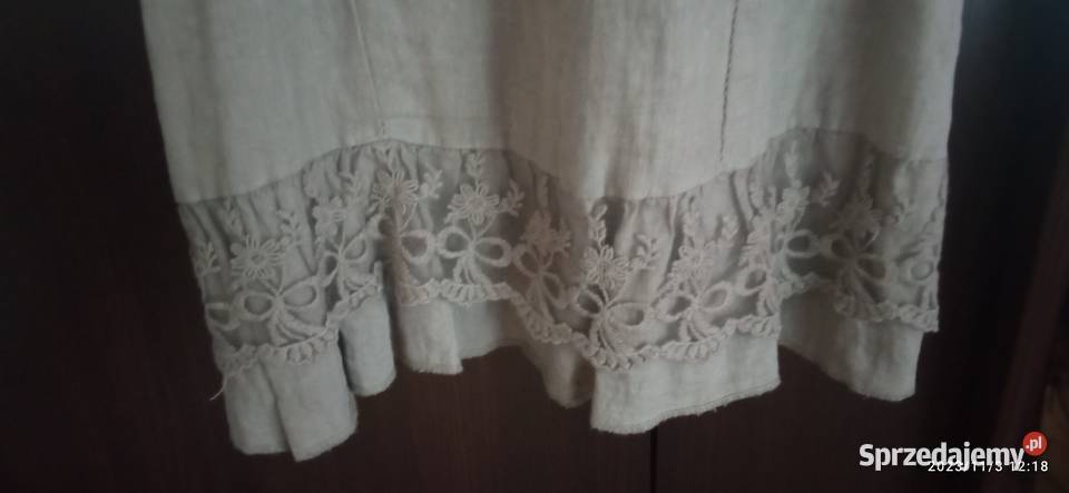 SUKIENKA beżowa włoska Głogów