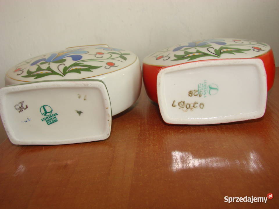 Lubiana wzór kaszubski wazonik Pruszcz Gdański