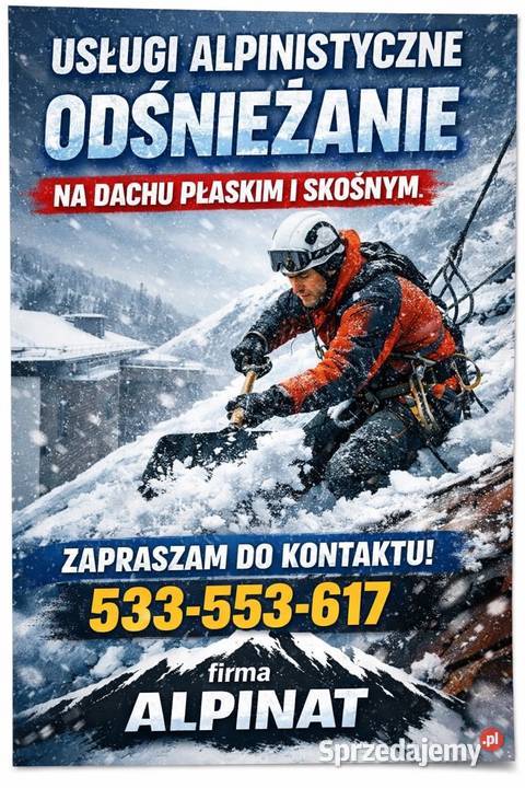 Odśnieżanie dachów