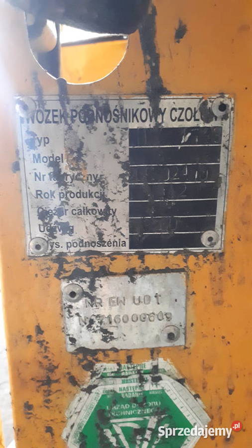 Wózek widłowy BUŁGAR udźwig 32 tony Wózki widłowe Wiązów sprzedam