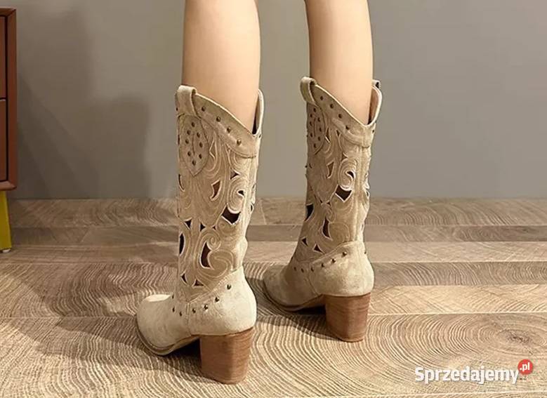 Kowbojki w 2 kolorach Kozaki Świdnica