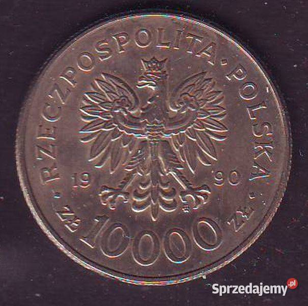 Moneta Solidarność 10 000 1990 Gliwice sprzedam