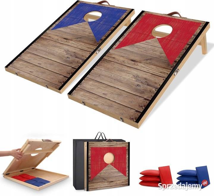 NZQXJXZ Cornhole Zestaw 90x60 Drewniane Plansze Myszyniec sprzedam