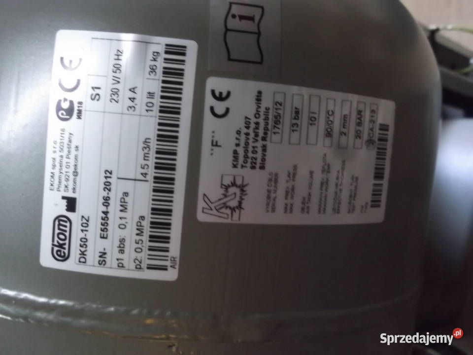 Kompresor stomatologiczny EKOM DK 50 10Z Bogatynia