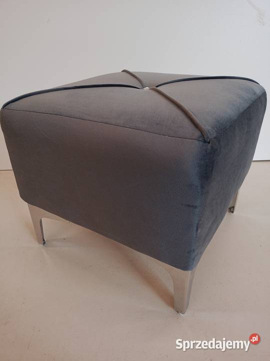 Pufa glamur szara nowa opolskie Kluczbork