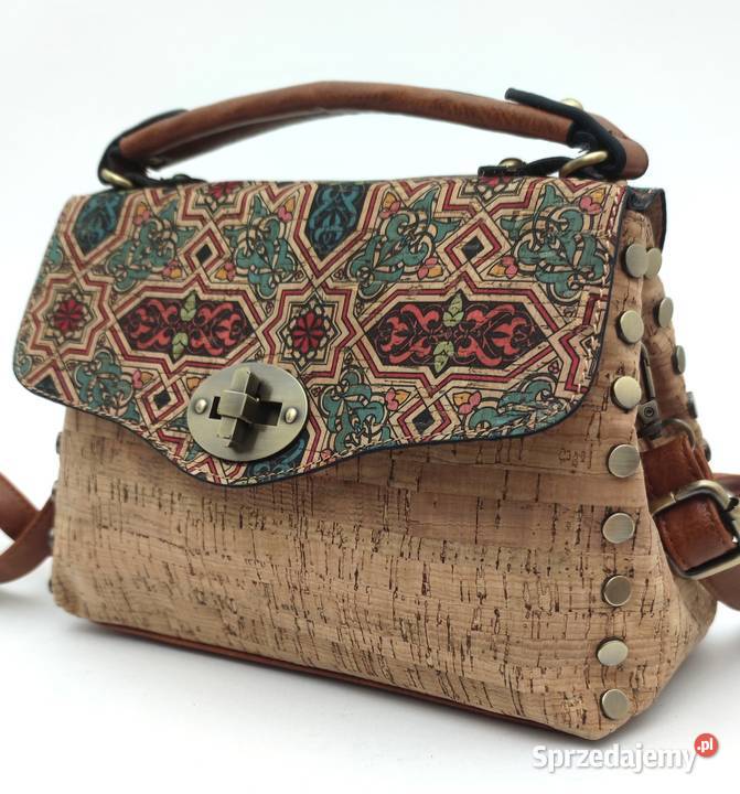 Listonoszka korkowa z klapą ELENA korek Chełmek