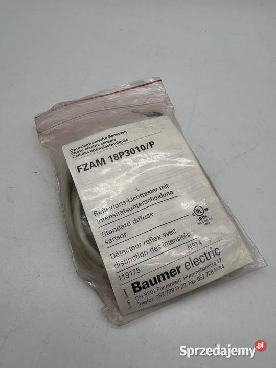 Baumer FZAM 18P3010P Czujnik fotoelektryczny Warszawa
