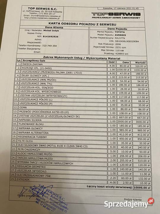 2006 Toyota avensis 22 6 biegów dwustrefowa 2200cm3 Warszawa