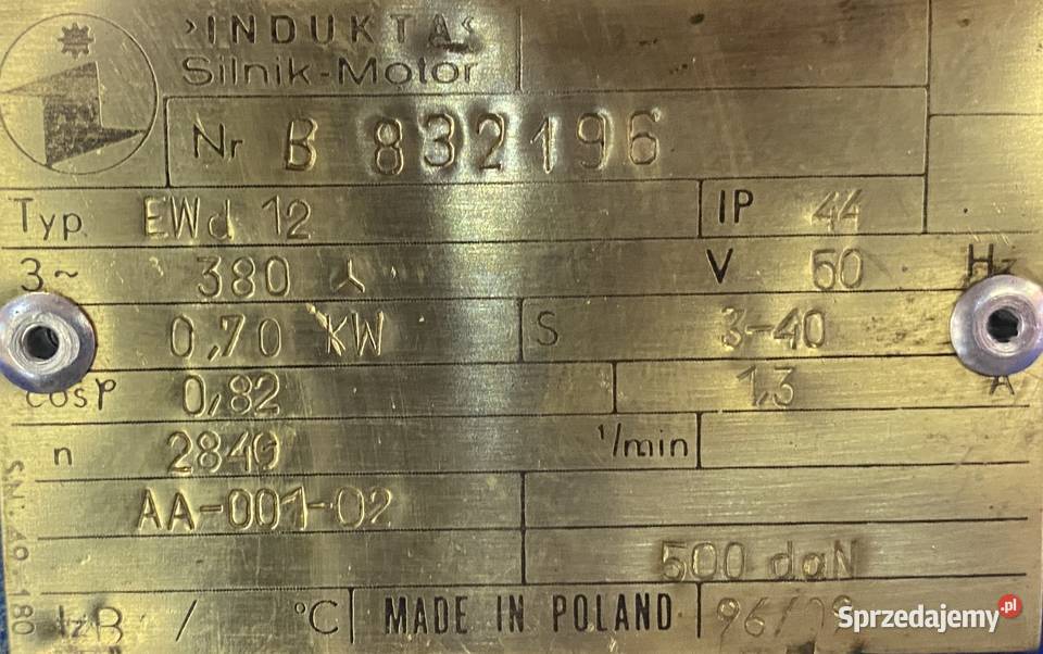 elektrowibrator silnik wibracyjny 070kW 2840obr