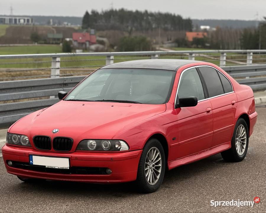 BMW E39 30d M57D30 manual Hellrot Suwałki