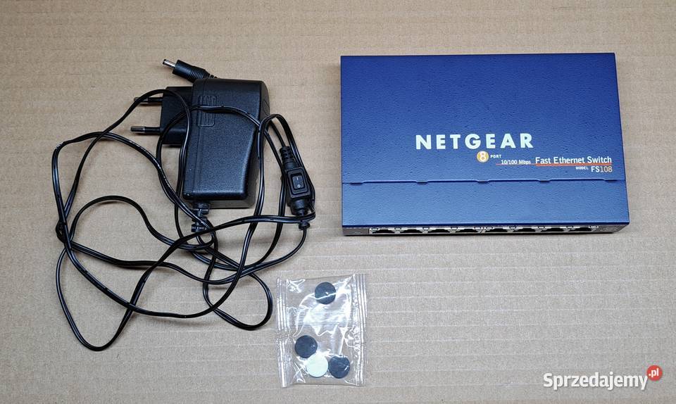 SWITCH NETGEAR FS108 8x 10100 MBPS Mielęcin sprzedam