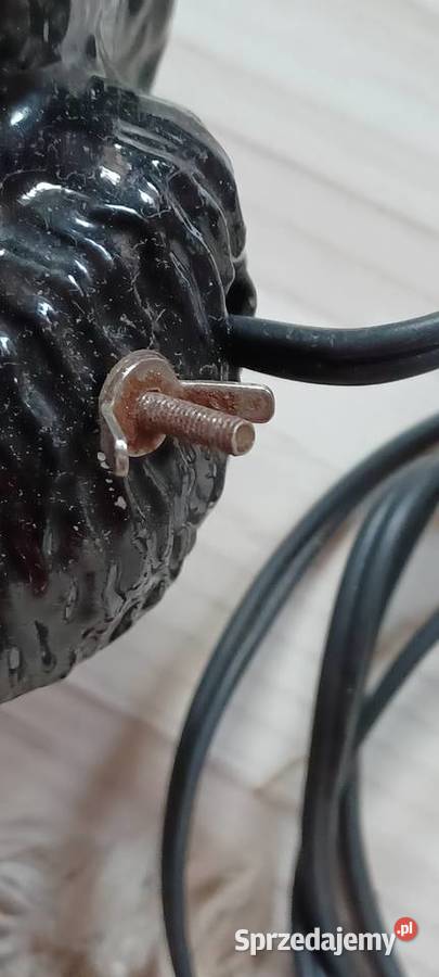 ceramiczny Pudel był lampką vintage 20 wysoki Poznań