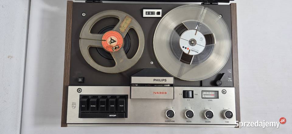 Klasyczny Magnetofon Szpulowy Philips N4308 lubelskie Biłgoraj