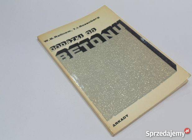 RATINOW DODATKI DO BETONU fa Książki i Podręczniki zachodniopomorskie Goleniów