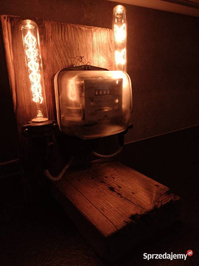 Unikatowa industrialna lampa retro vintage loft łódzkie Tuszyn