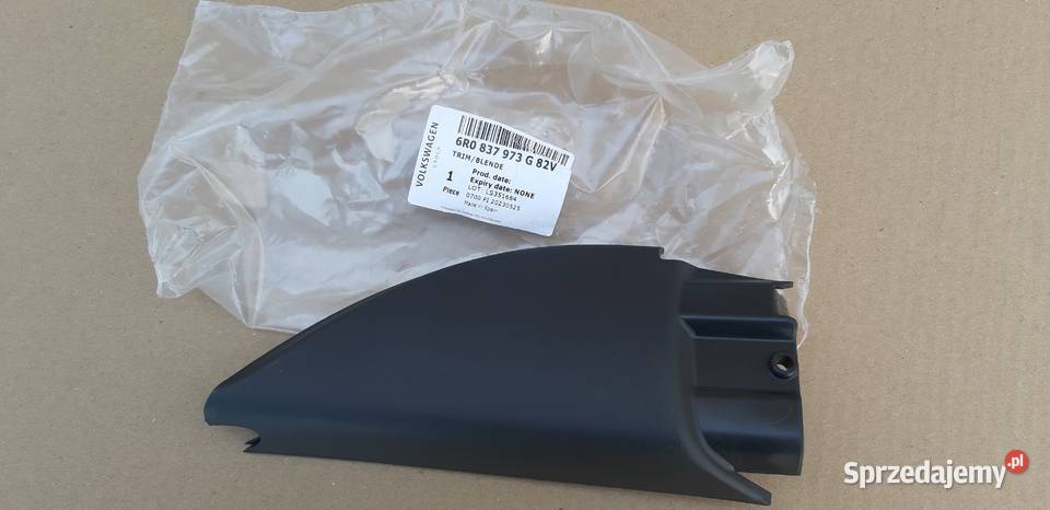 VW POLO 6R OSŁONA ZAŚLEPKA DRZWI LUSTERKA LEWA osobowe Bieleń