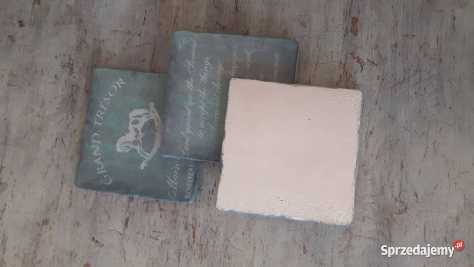 Podstawki ceramiczne ręcznie wykonane mazowieckie