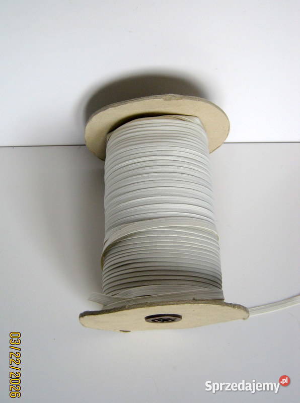 Guma biała 8 mm minimum 100 metrów Elastyczna Kraków sprzedam