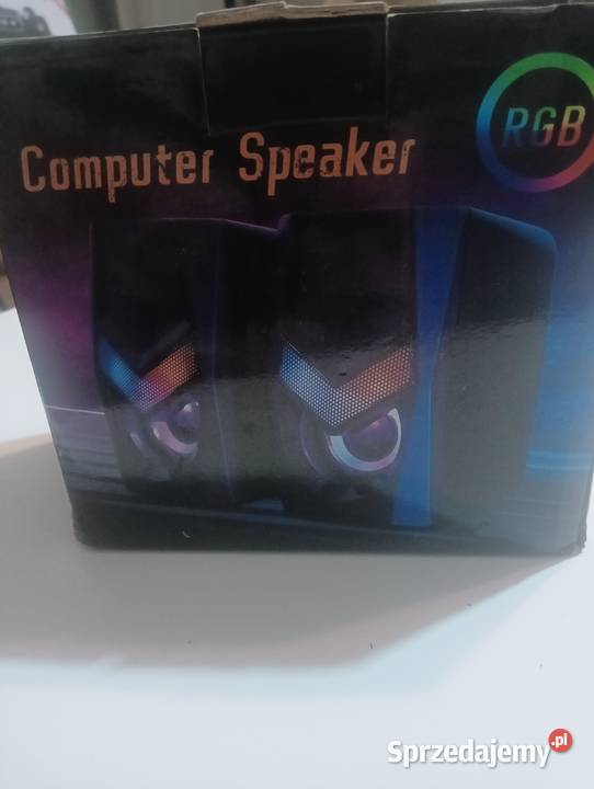 Głośniki komputerowe RGB wielkopolskie