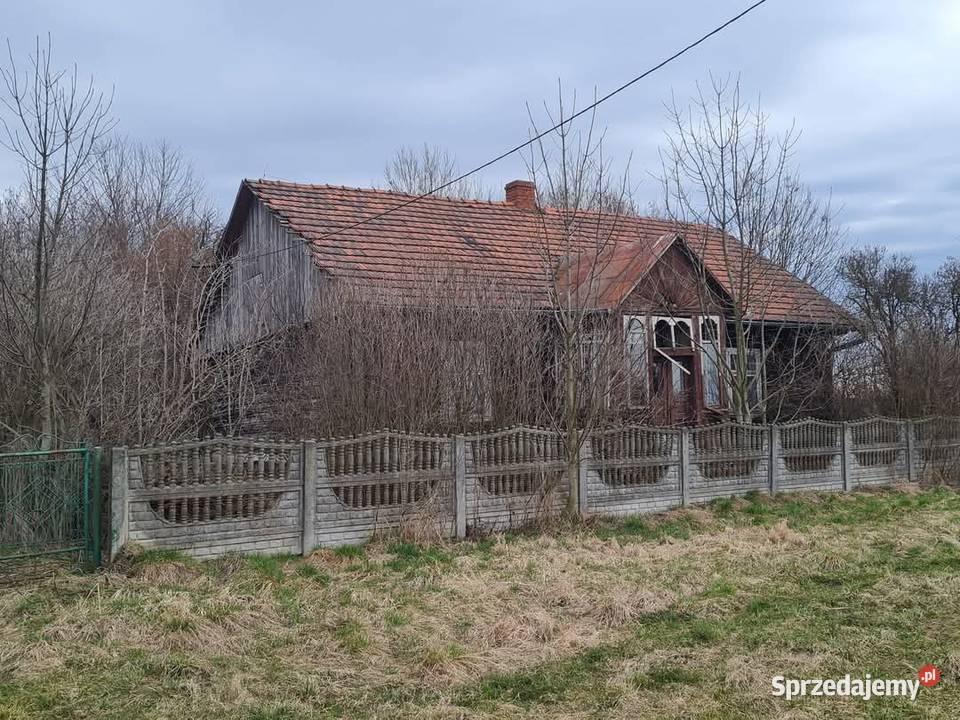 Dom drewniany z działka budowlana podkarpackie Witkowice
