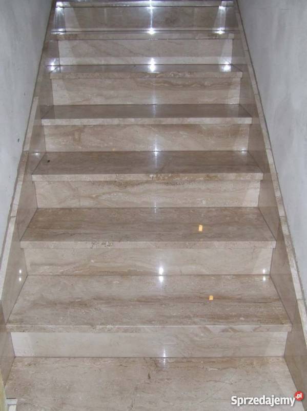 Schod wewnętrzne granitowe marmurowe kamienne Będzin