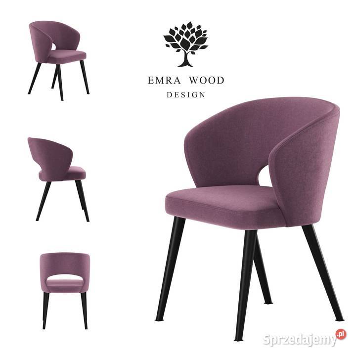 Krzesło PREMIUM KR8 Tkanina Deluxe Plum 26 Łódź