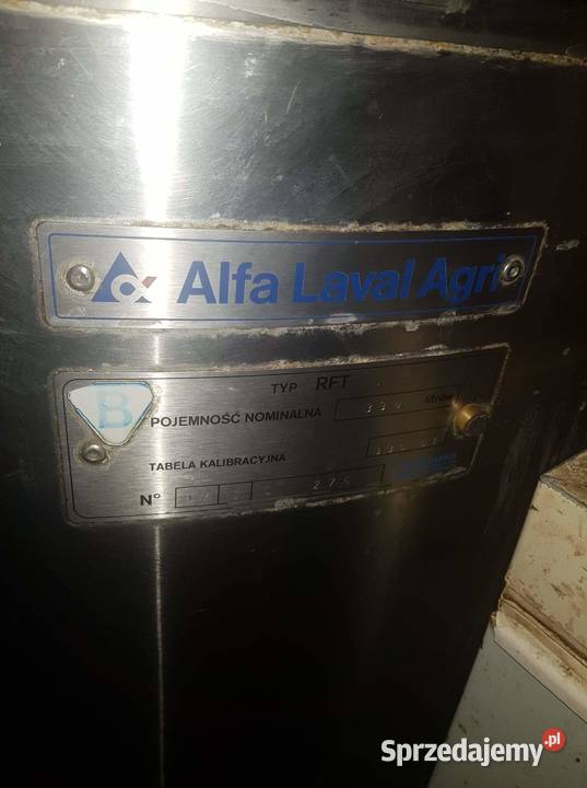 Basen kadzia chłodnia na mleko alfa laval lubelskie sprzedam