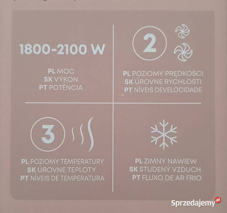 HOFFEN HD6056 suszarka do włosów 18002100 W NOWA Pozostałe Ełk sprzedam