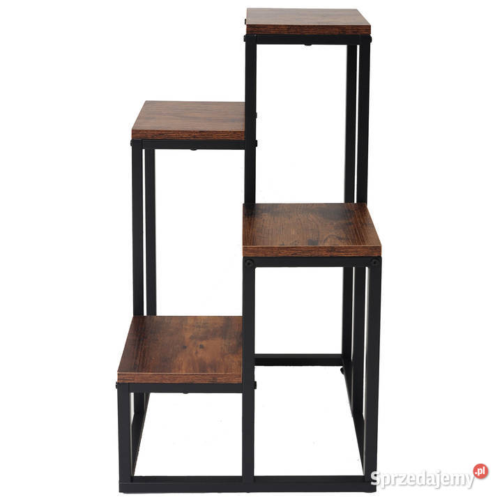 Kwietnik stojący metalowy piętrowy stojak na 4 Poznań