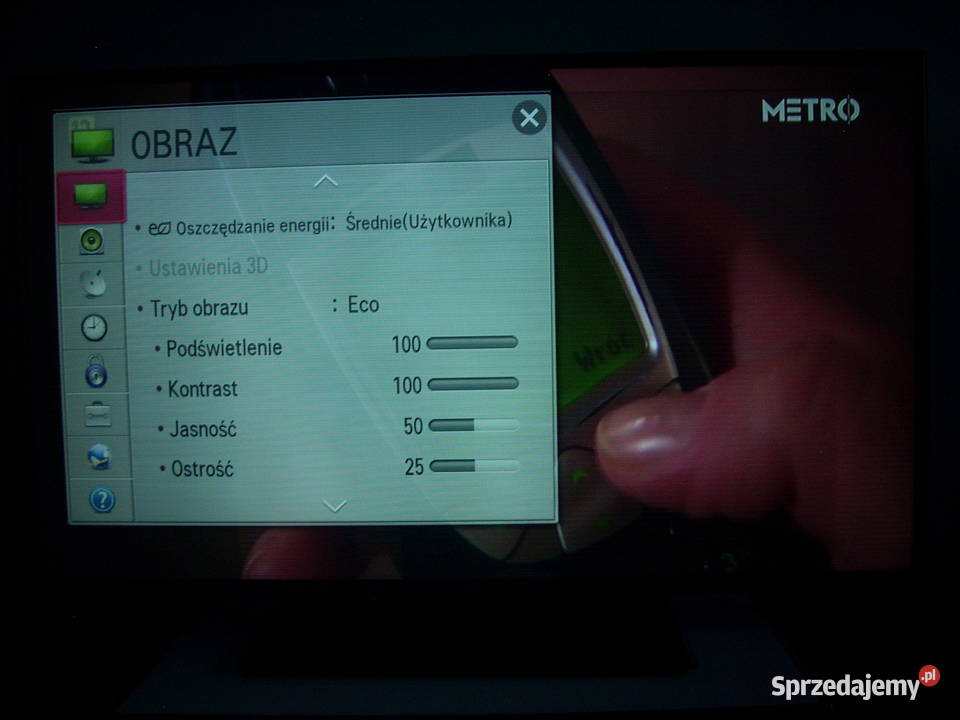 TV LG 47LA620S Rękoraj