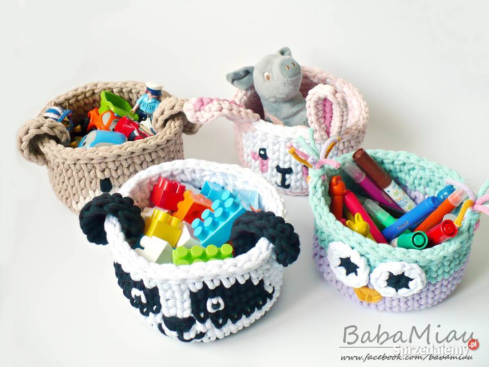 Koszyki organizery dzieci na zabawki ZWIERZĄTKA Bydgoszcz