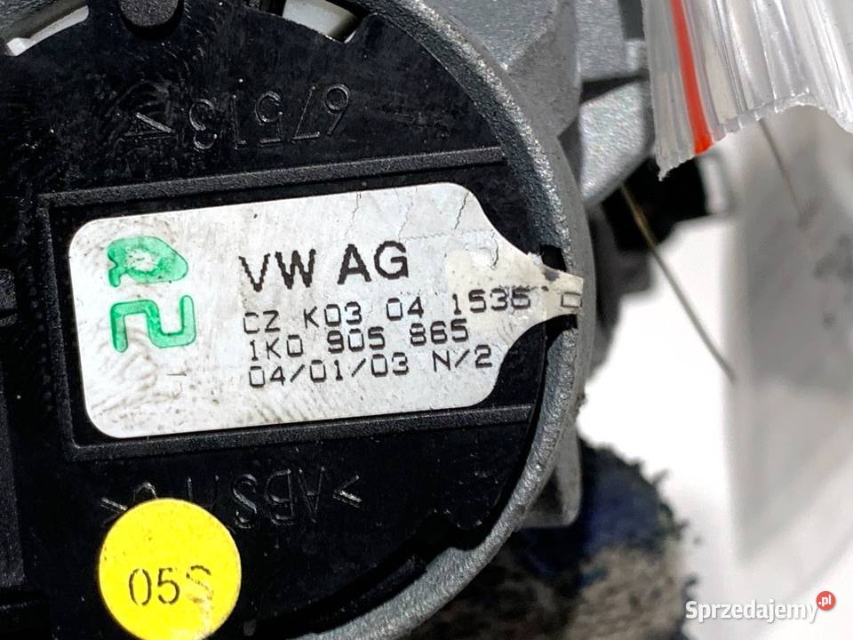 STACYJKA VW GOLF V 1K0905865 14 75 0310 KLUCZYK podkarpackie