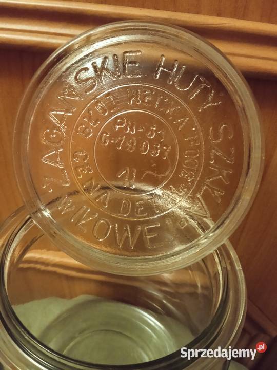 Dwa litrowe słoiki Wecka Żagańskie Huty Szkła w Koźminek sprzedam