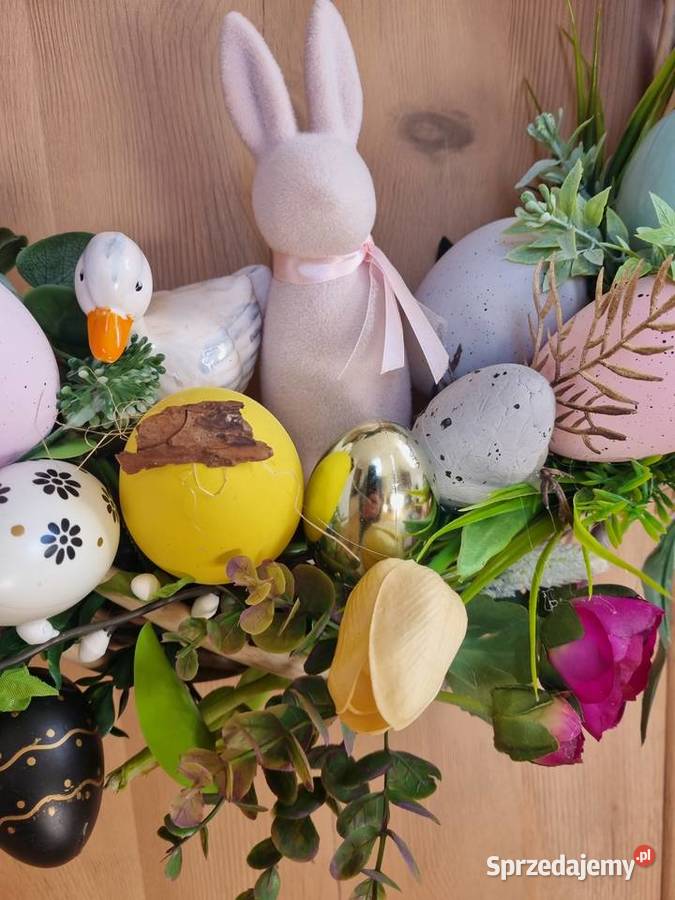 Stroik Wielkanocny własnoręcznie robiony duży 55 Lublin sprzedam